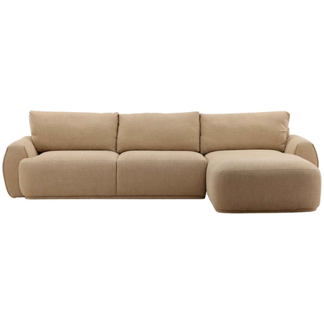 Castillo Chaise Sectional, Sand by Dovetail at Eve Furniture