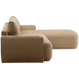Castillo Chaise Sectional, Sand by Dovetail at Eve Furniture