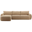 Castillo Chaise Sectional, Sand by Dovetail at Eve Furniture