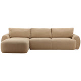 Castillo Chaise Sectional, Sand by Dovetail at Eve Furniture