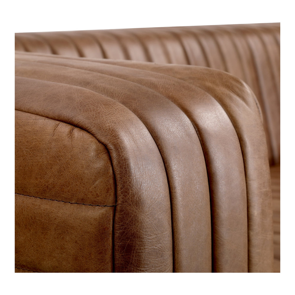 Castle Brown Sofa by Moe's Home at Eve Furniture