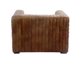Castle Chair Open Road Brown Leather by Moe's Home at Eve Furniture