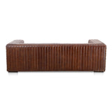 Castle Dark Brown Sofa by Moe's Home at Eve Furniture