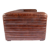 Castle Sofa Dark Brown by Moe's Home at Eve Furniture