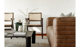 Castle Sofa Light Brown by Moe's Home at Eve Furniture