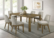 Castlewood Brown Oak 7-Piece 71-inch Rectangular Dining Room Set by Coaster at Eve Furniture