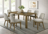 Castlewood Brown Oak 7-Piece 71-inch Rectangular Dining Room Set by Coaster at Eve Furniture