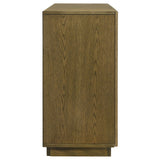 Castlewood Brown Oak Dining Sideboard Buffet Server by Coaster at Eve Furniture