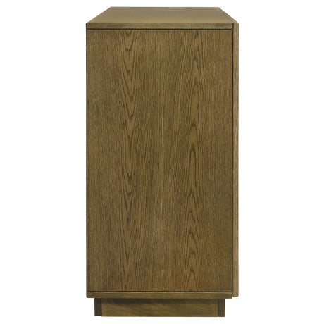 Castlewood Brown Oak Dining Sideboard Buffet Server by Coaster at Eve Furniture