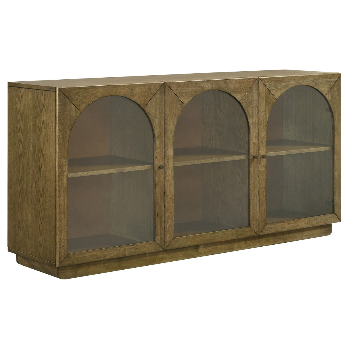 Castlewood Brown Oak Dining Sideboard Buffet Server by Coaster at Eve Furniture