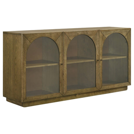 Castlewood Brown Oak Dining Sideboard Buffet Server by Coaster at Eve Furniture