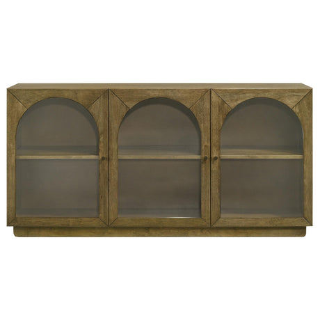 Castlewood Brown Oak Dining Sideboard Buffet Server by Coaster at Eve Furniture