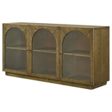 Castlewood Brown Oak Dining Sideboard Buffet Server by Coaster at Eve Furniture