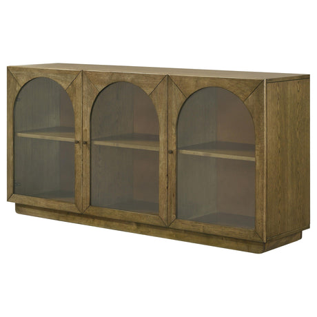 Castlewood Brown Oak Dining Sideboard Buffet Server by Coaster at Eve Furniture