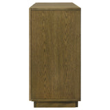 Castlewood Brown Oak Dining Sideboard Buffet Server by Coaster at Eve Furniture