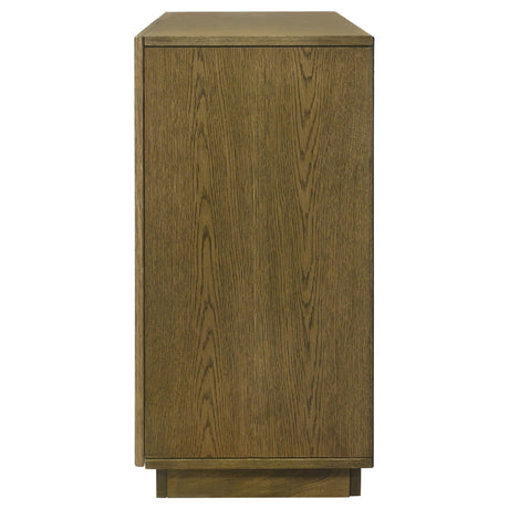 Castlewood Brown Oak Dining Sideboard Buffet Server by Coaster at Eve Furniture