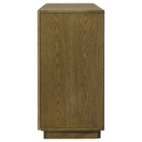 Castlewood Brown Oak Dining Sideboard Buffet Server by Coaster at Eve Furniture