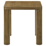 Castlewood Brown Oak Engineered Wood Accent Side End Table by Coaster at Eve Furniture