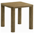 Castlewood Brown Oak Engineered Wood Accent Side End Table by Coaster at Eve Furniture