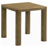 Castlewood Brown Oak Engineered Wood Accent Side End Table by Coaster at Eve Furniture
