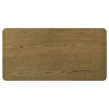Castlewood Brown Oak Engineered Wood Cocktail Coffee Table by Coaster at Eve Furniture