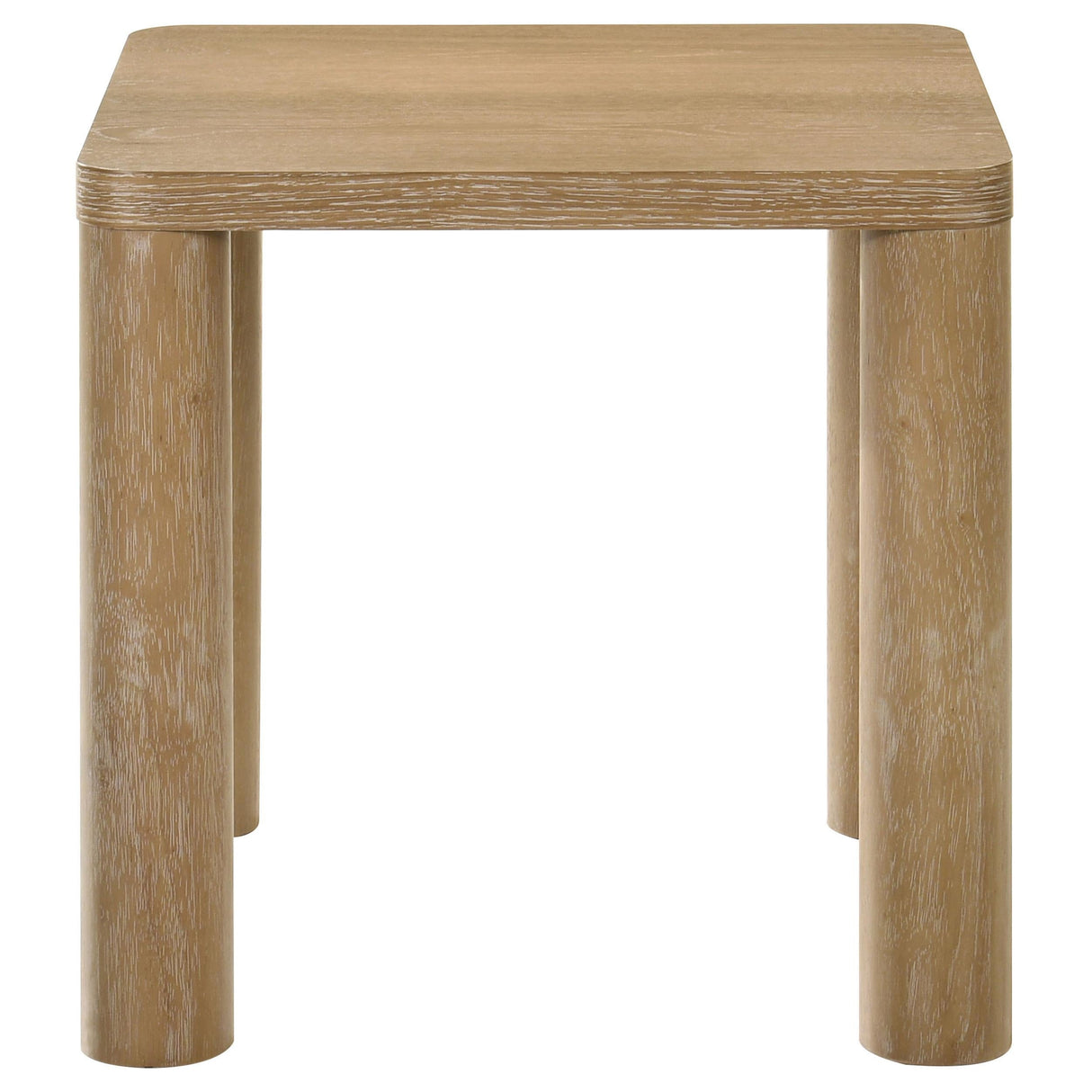 Castlewood Light Oak Engineered Wood Accent Side End Table by Coaster at Eve Furniture