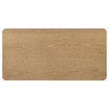Castlewood Light Oak Engineered Wood Cocktail Coffee Table by Coaster at Eve Furniture