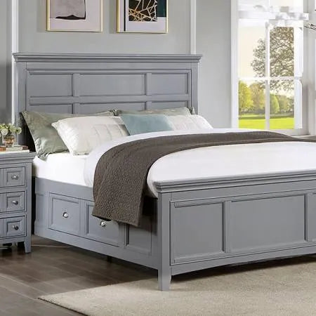 Castlile Gray 4-Piece Youth Bedroom Set by Furniture of America at Eve Furniture