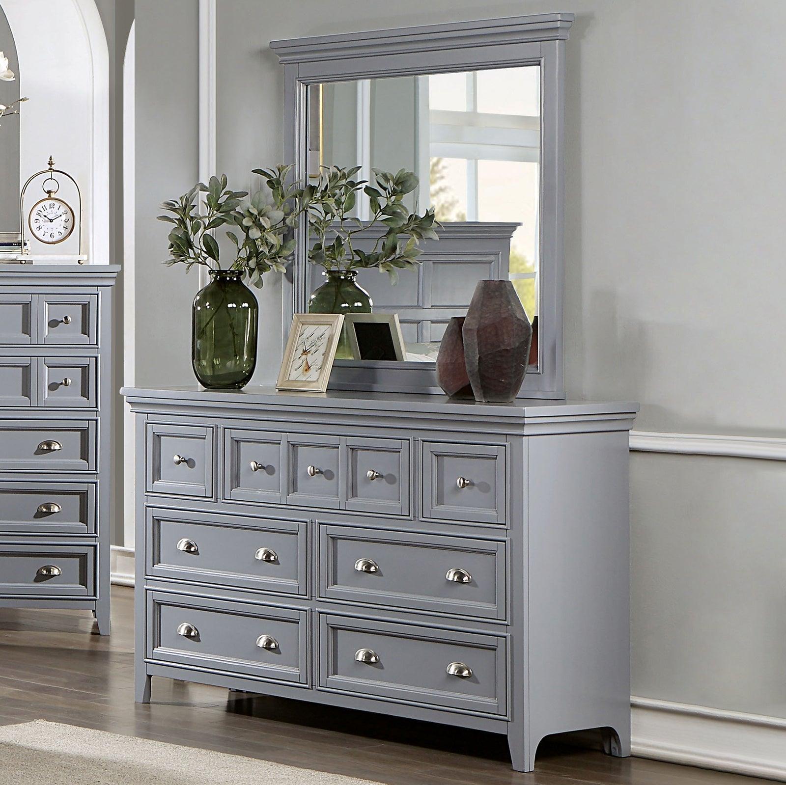 dresser gray Furniture of America Castlile luluSU224 Her Universe Marvel The Color:RoseGold Drawer Dresser