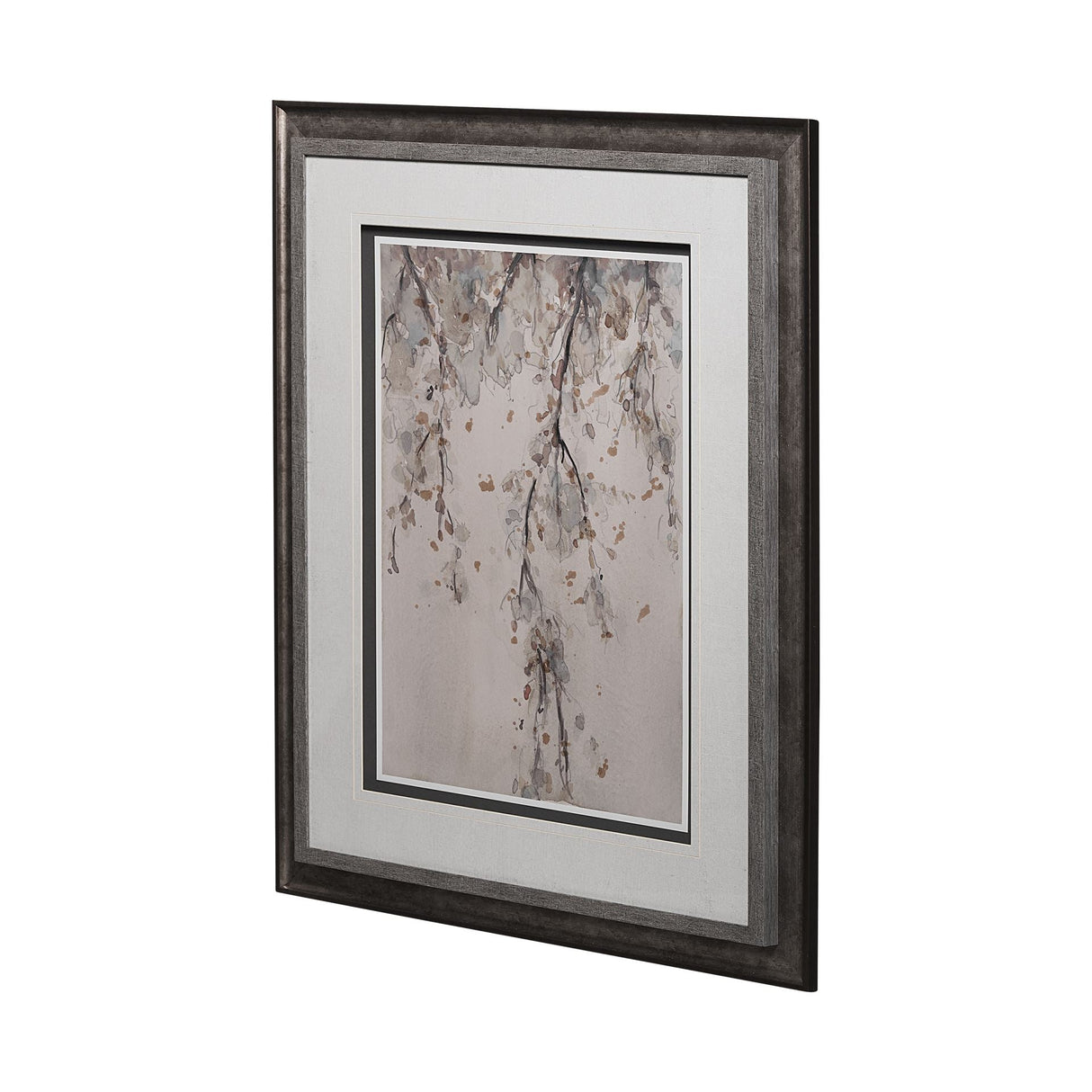 Casual Shade I by Samuel Dixon a Hand Embellished Textured Framed Art Print Matted under Glass by Mercana at Eve Furniture