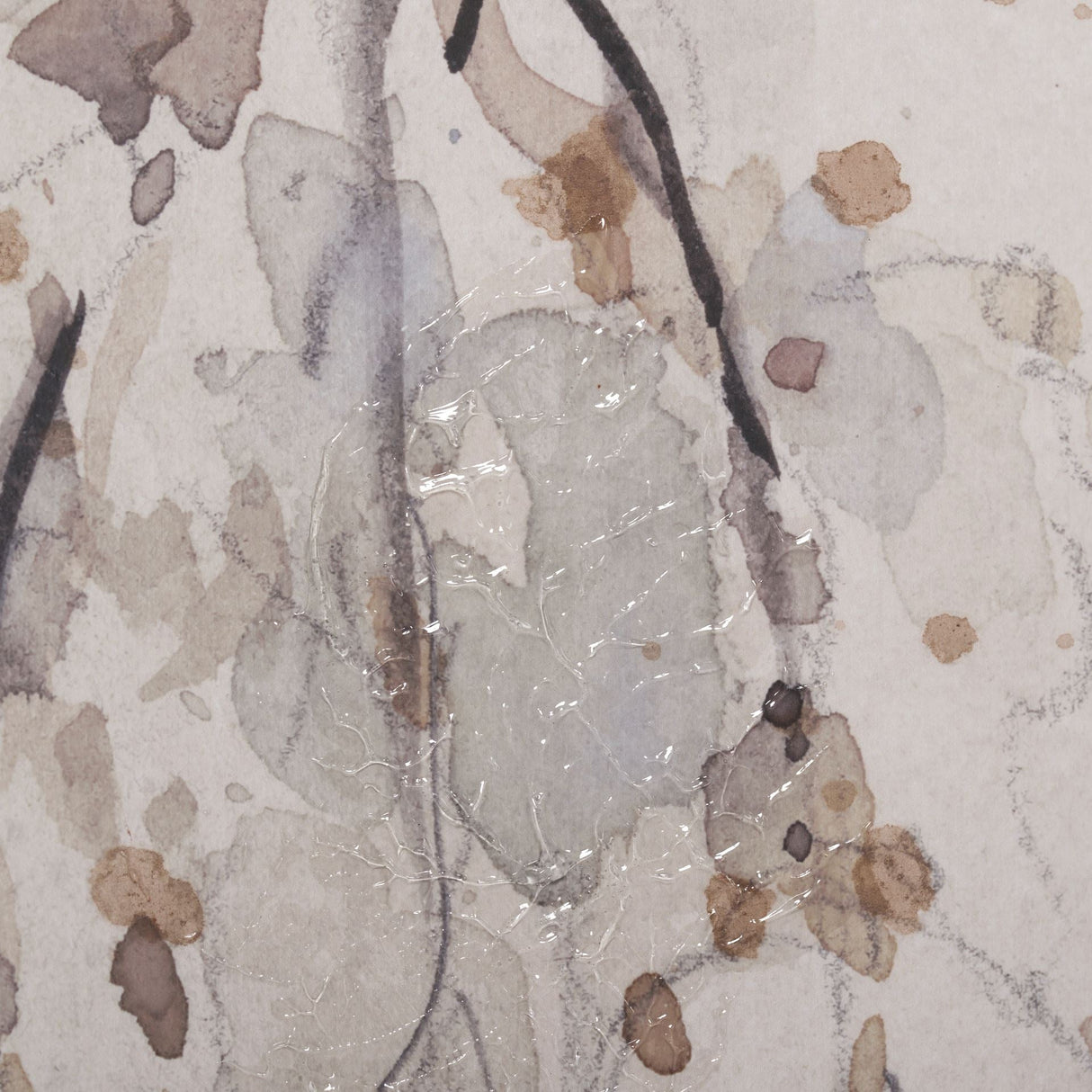 Casual Shade I by Samuel Dixon a Hand Embellished Textured Framed Art Print Matted under Glass by Mercana at Eve Furniture