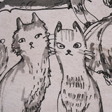 Cat Sketch by Mercana Studio a Hand Embellished Framed Art Print Matted under Glass by Mercana at Eve Furniture