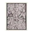 Cat Sketch by Mercana Studio a Hand Embellished Framed Art Print Matted under Glass by Mercana at Eve Furniture