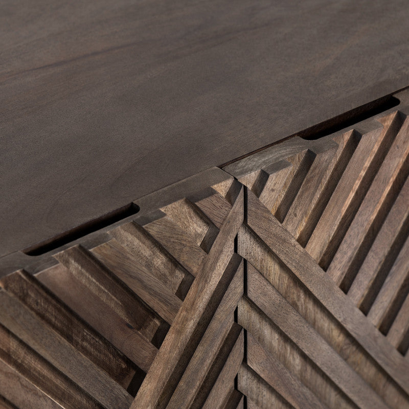 Catalina Brown/Black Sideboard by Crestview at Eve Furniture