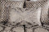 Catalonia Beige/Dark Cherry Sofa by Furniture of America at Eve Furniture