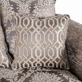 Catalonia Beige/Dark Cherry Sofa by Furniture of America at Eve Furniture