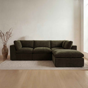 Cates Dark Green Dream Modular Sectional by Moe's Home at Eve Furniture
