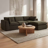 Cates Dark Green Lounge Modular Sectional by Moe's Home at Eve Furniture