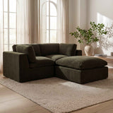 Cates Dark Green Nook Modular Sectional by Moe's Home at Eve Furniture