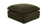 Cates Ottoman Dark Green by Moe's Home at Eve Furniture