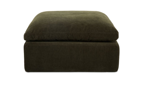 Cates Ottoman Dark Green by Moe's Home at Eve Furniture