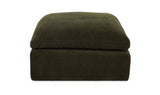 Cates Ottoman Dark Green by Moe's Home at Eve Furniture