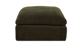 Cates Ottoman Dark Green by Moe's Home at Eve Furniture