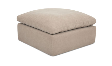 Cates Ottoman Pebble by Moe's Home at Eve Furniture