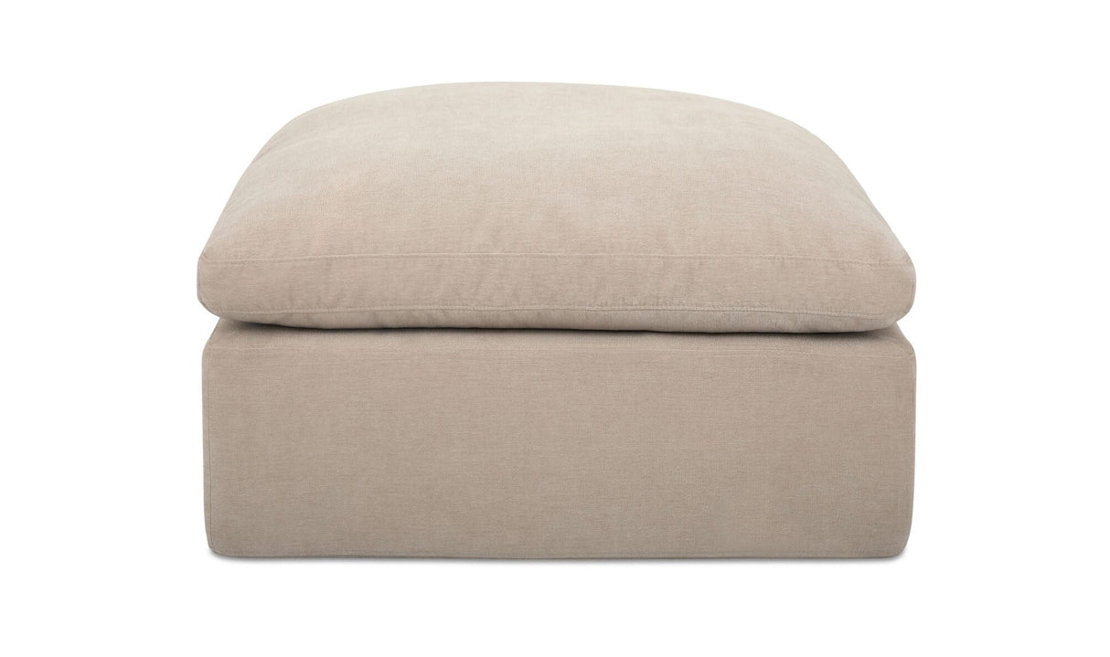 Cates Ottoman Pebble by Moe's Home at Eve Furniture