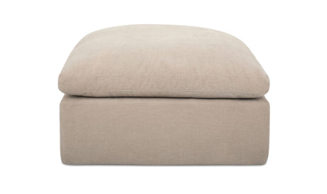 Cates Ottoman Pebble by Moe's Home at Eve Furniture