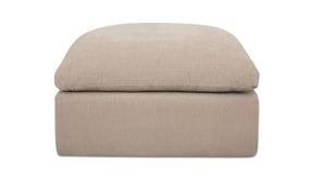 Cates Ottoman Pebble by Moe's Home at Eve Furniture