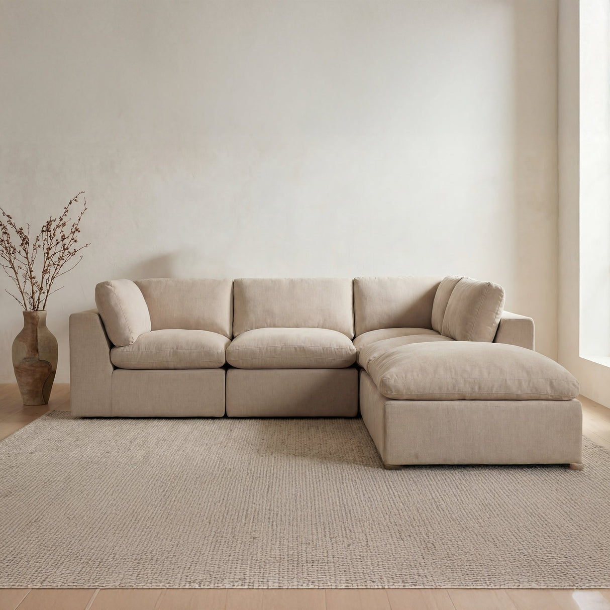 Cates Pebble Dream Modular Sectional by MOES at Eve Furniture