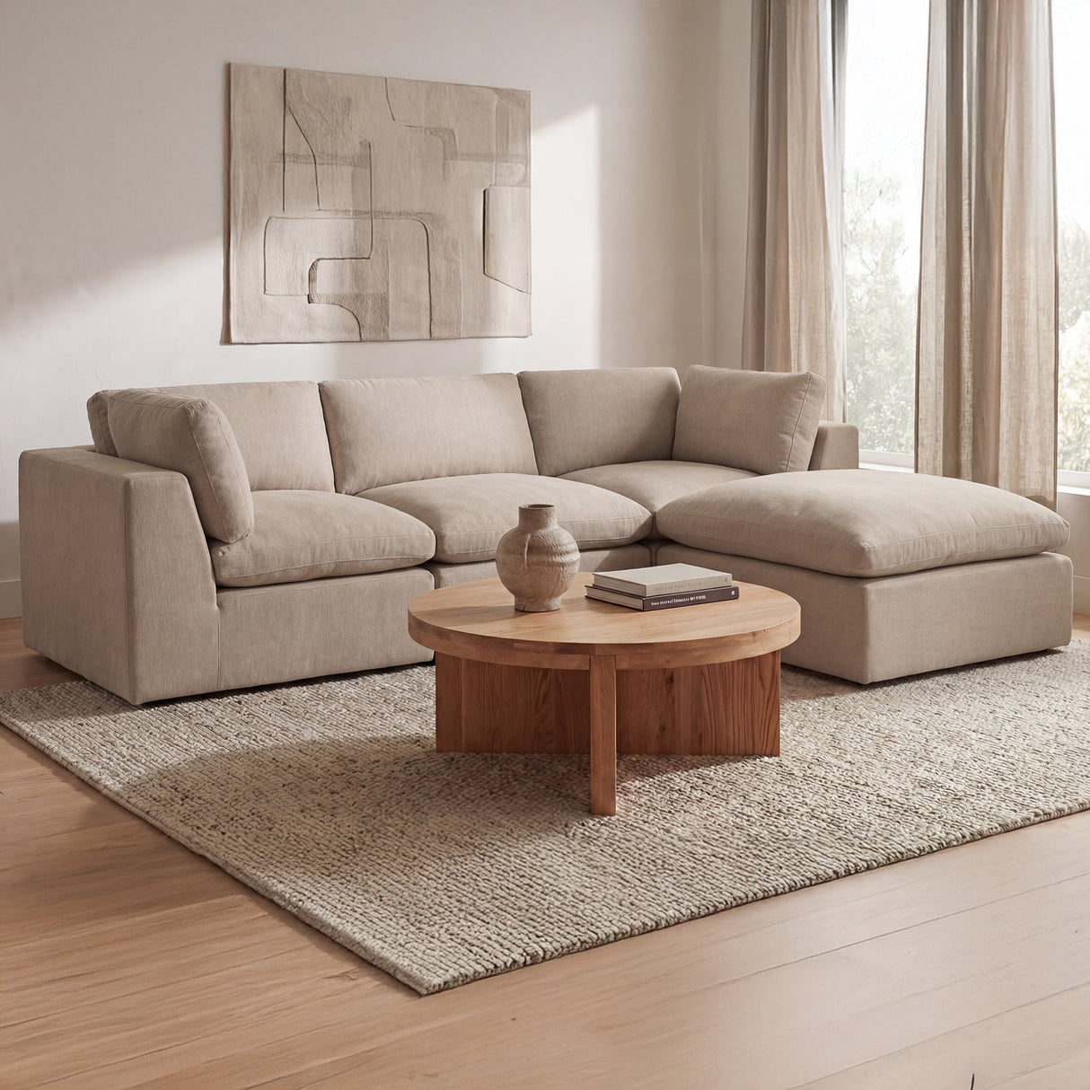 Cates Pebble Slipper Chair by Moe's Home at Eve Furniture