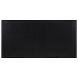 Catherine Black Rectangular Double Pedestal Dining Table by Coaster at Eve Furniture